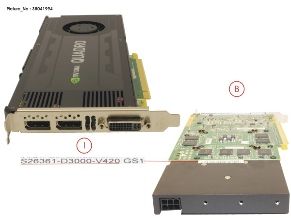 VGA NVIDIA QUADRO K4200 4GB