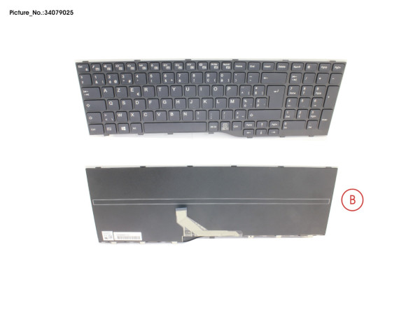 KEYBOARD BLACK BELGIUM WIN10