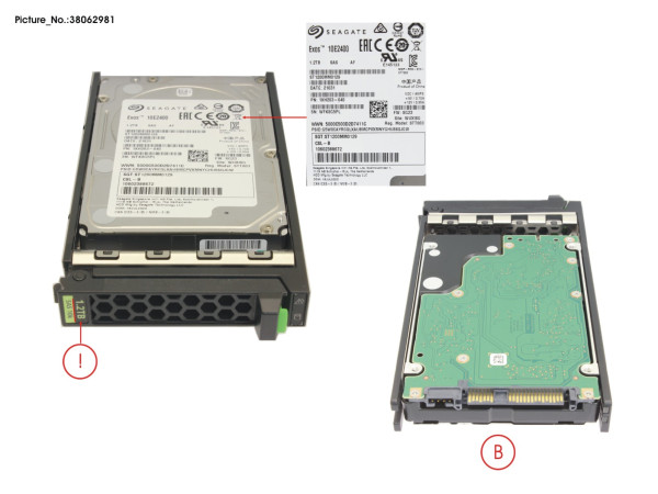 HD SAS 12G 1.2TB 10K 512E HOT PL 2.5' EP