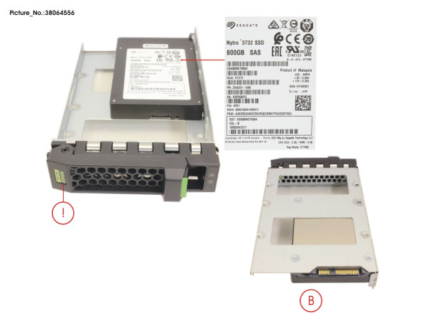 SSD SAS 12G WI 800GB IN LFF SLIM