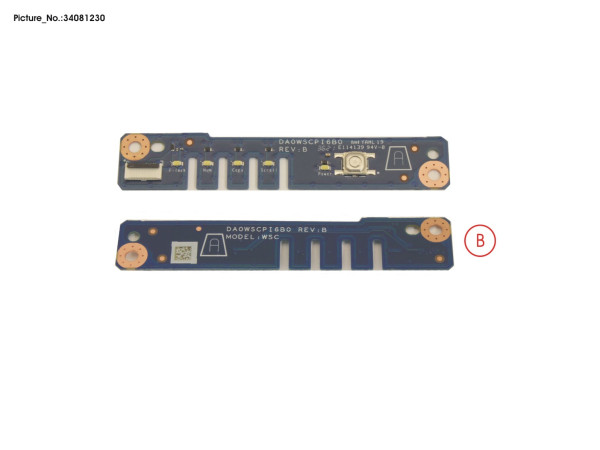 SUB BOARD, POWER SWITCH