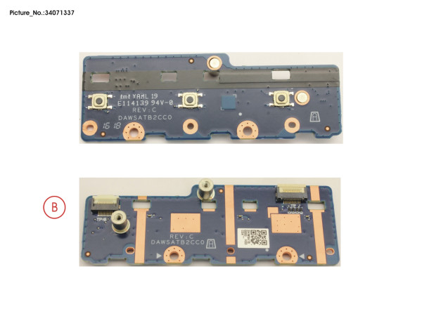 SUB BOARD, TP BUTTONS