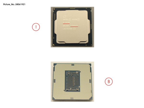 CPU XEON E-2134 3.5GHZ 71W