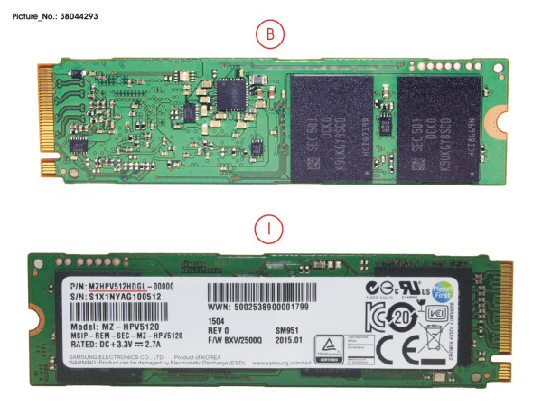 SSD PCIE M.2 2280 512GB