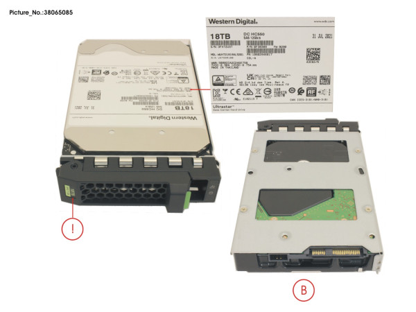 HD SED SAS 12G 18TB 7K2 512E LFF BC