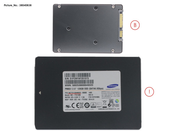 SSD S3 128GB 2.5 SATA (7MM)