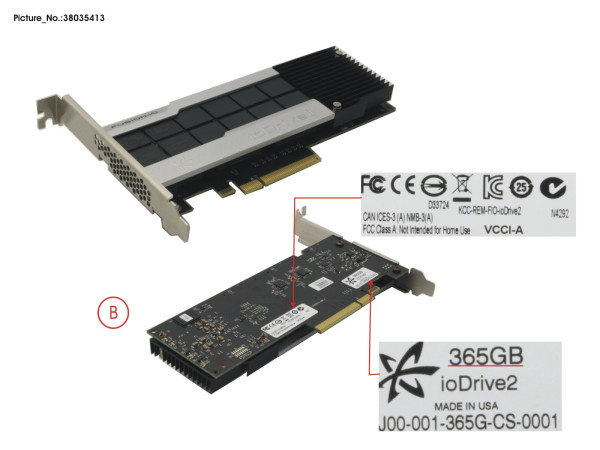PCIE-SSD 365GB MLC