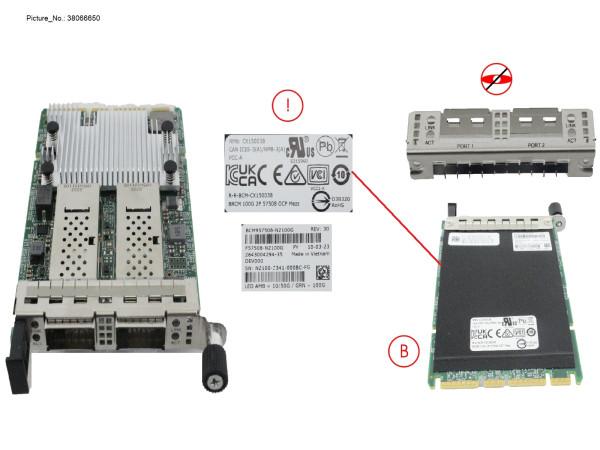 PLAN EP N2100GI 100GB 2P QSFP56 OCPV3