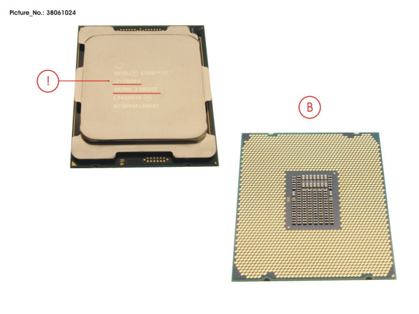 CPU CORE I7-7800X 3.5GHZ 14,0" W