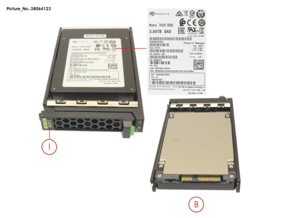 SSD SAS 12G RI 3.84TB IN SFF SLIM