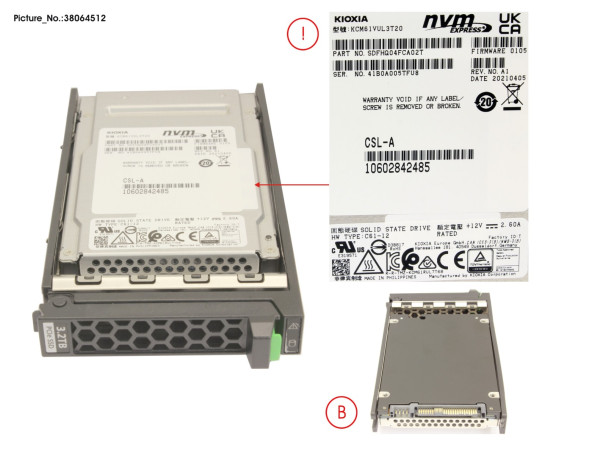 SSD PCIE4 SFF MU 3.2TB