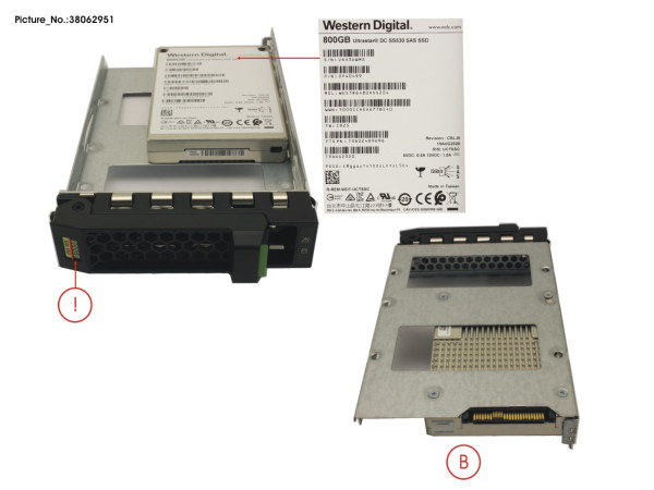 SSD SAS 12G 800GB MIXED-USE 3.5' H-P EP