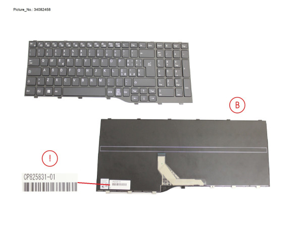 KEYBOARD BLACK ITALY WIN11