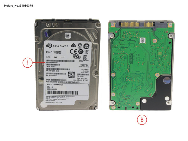 HDD SAS 12G 1.2TB 10K 512E SFF 2.5