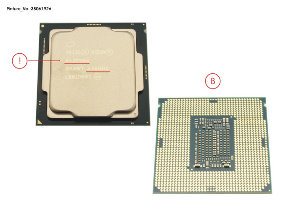 CPU XEON E-2146G 3.5GHZ 80W