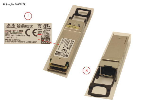 MEL QSFP 40G MMF