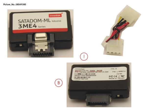 SSD SATA 6G 64GB DOM N H-P