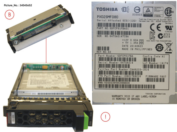 DX 200F S3 SSD MLC 2.5" 800GB X1