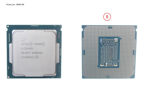 CPU XEON E-2146G 3.5GHZ 80W