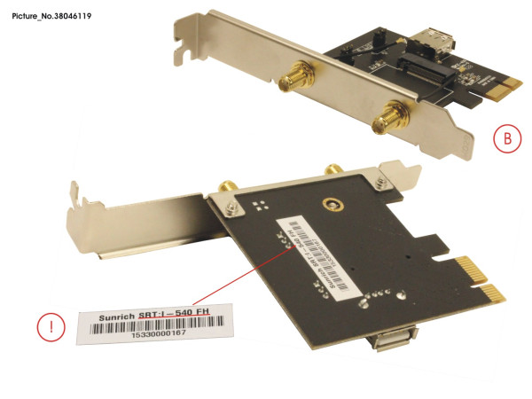 PCI-E M.2 BOARD (W. FH BRACKET)