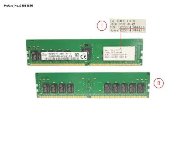 DDR4 3200 RDIMM 2RX8 16GB