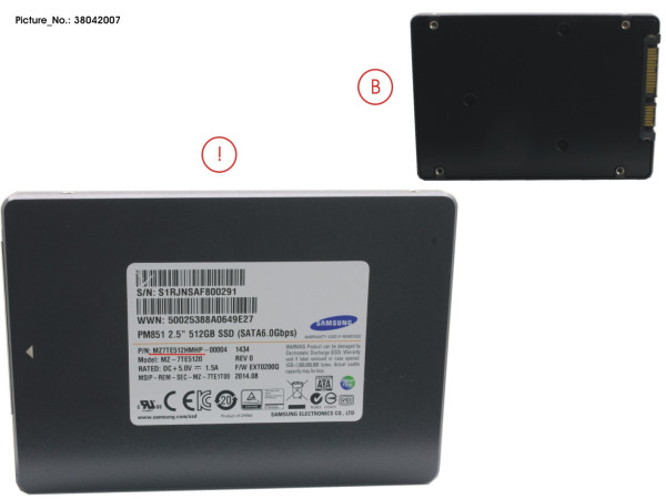 SSD S3 512GB 2.5 SATA (7MM)