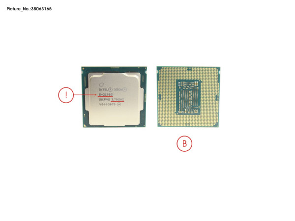 CPU XEON E-2176G 3.7GHZ 80W