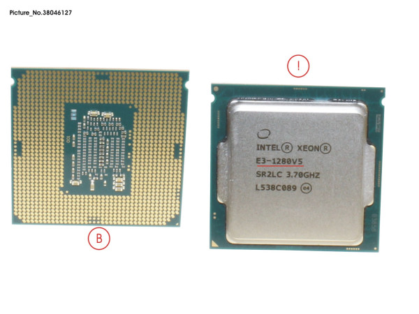 CPU XEON E3-1280V5 3.7GHZ 80W