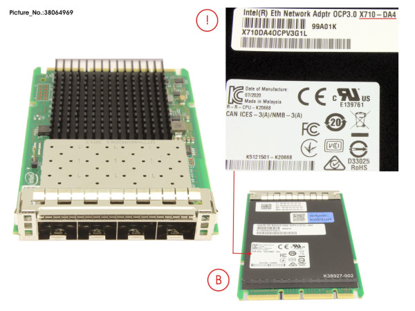 PLAN EP X710-DA4 4X 10G SFP OCPV3 IL