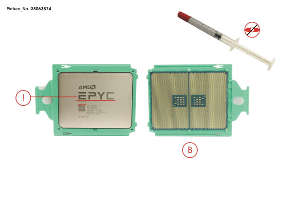 CPU AMD EYPC 7302 3.0GHZ 16CORE 15,5" W (2P