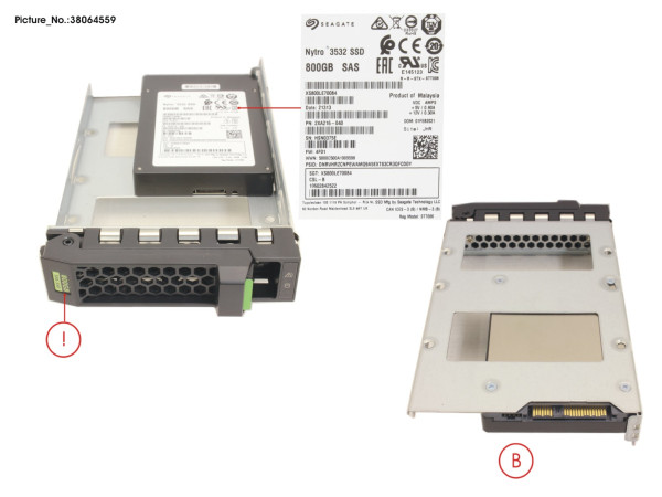 SSD SAS 12G MU 800GB IN LFF SLIM