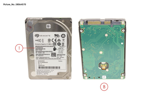 HD SAS 12G 2TB 7K2 512N HOT PL SFF BC