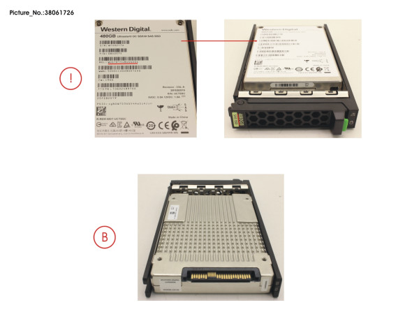 SSD SAS 12G 480GB READ-INT. 2.5' H-P EP