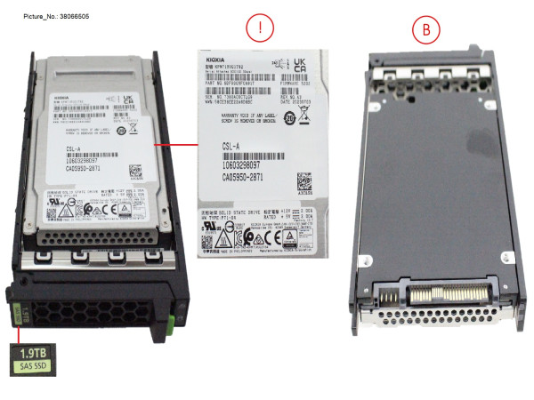 SSD SAS 24G RI 1.92TB IN SFF SLIM