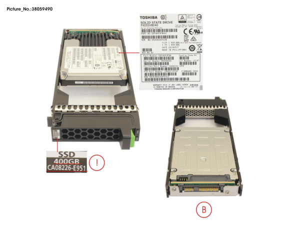 DX S3/S4 SSD SAS 2.5' 400GB 12G