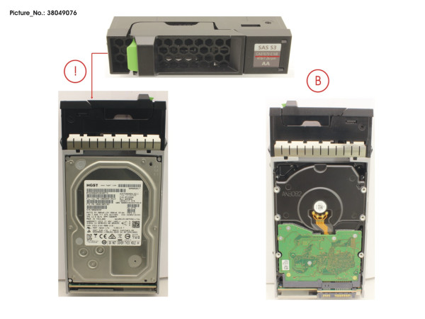 DX S3 SED NLSAS 4TB 7.2 3.5 X1