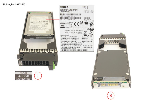 DX S3/S4 SSD SAS 2.5" 400GB 12G