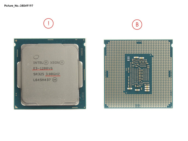 CPU XEON E3-1280V6 3.9GHZ 72W