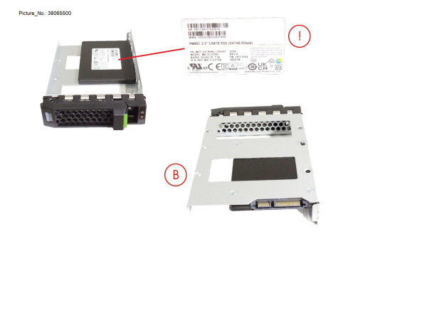 SSD SATA 6G 3.84TB RI LFF FOR NUTANIX