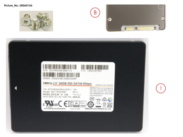 SSD SATA 6G 240GB MIX-USE 2.5' N H-P EP