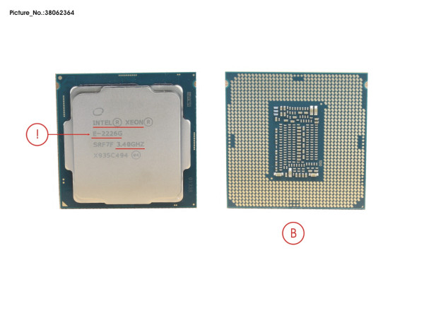 CPU XEON E-2226G 3.4GHZ 80W