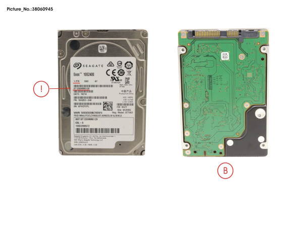 HDD SAS 12G 1.2TB 10K 512E SFF 2.5'