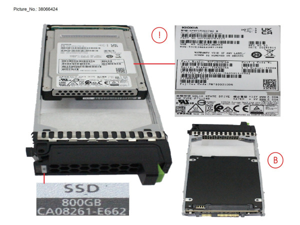DX/AF SSD SAS 2.5" 800GB 12G