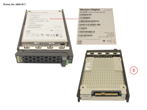 SSD SAS 12G 15.36TB READ-INT. 2.5" HP EP