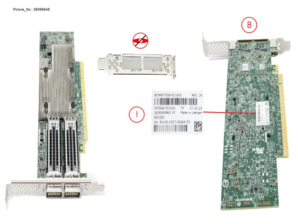 PLAN EP P2100G 100GB 2P QSFP56 PCIE