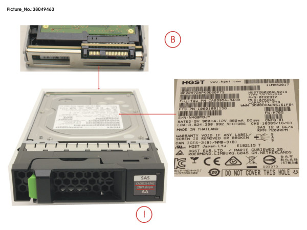 DX S4 HD DRIVE 3.5' 2TB 7.2K