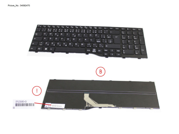 KEYBOARD BLACK CZECH/SLOVAKIA/US WIN11