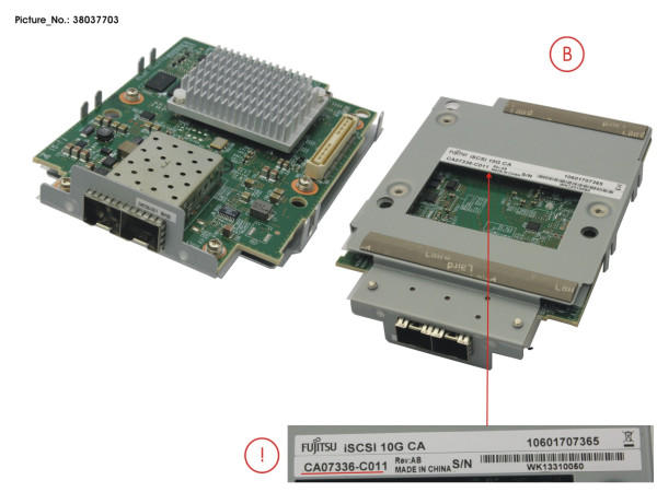 DX100/200 S3 DB ISCSI 2PORT 10G VLAN