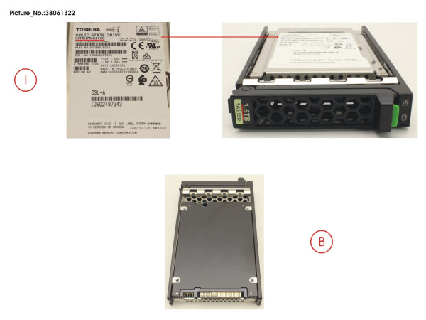 SSD SAS 12G 1.6TB WRITE-INT. 2.5' H-P EP