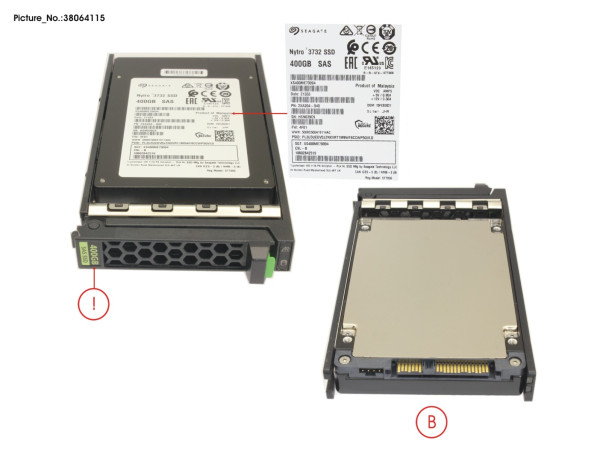 SSD SAS 12G WI 400GB SED IN SFF SLIM